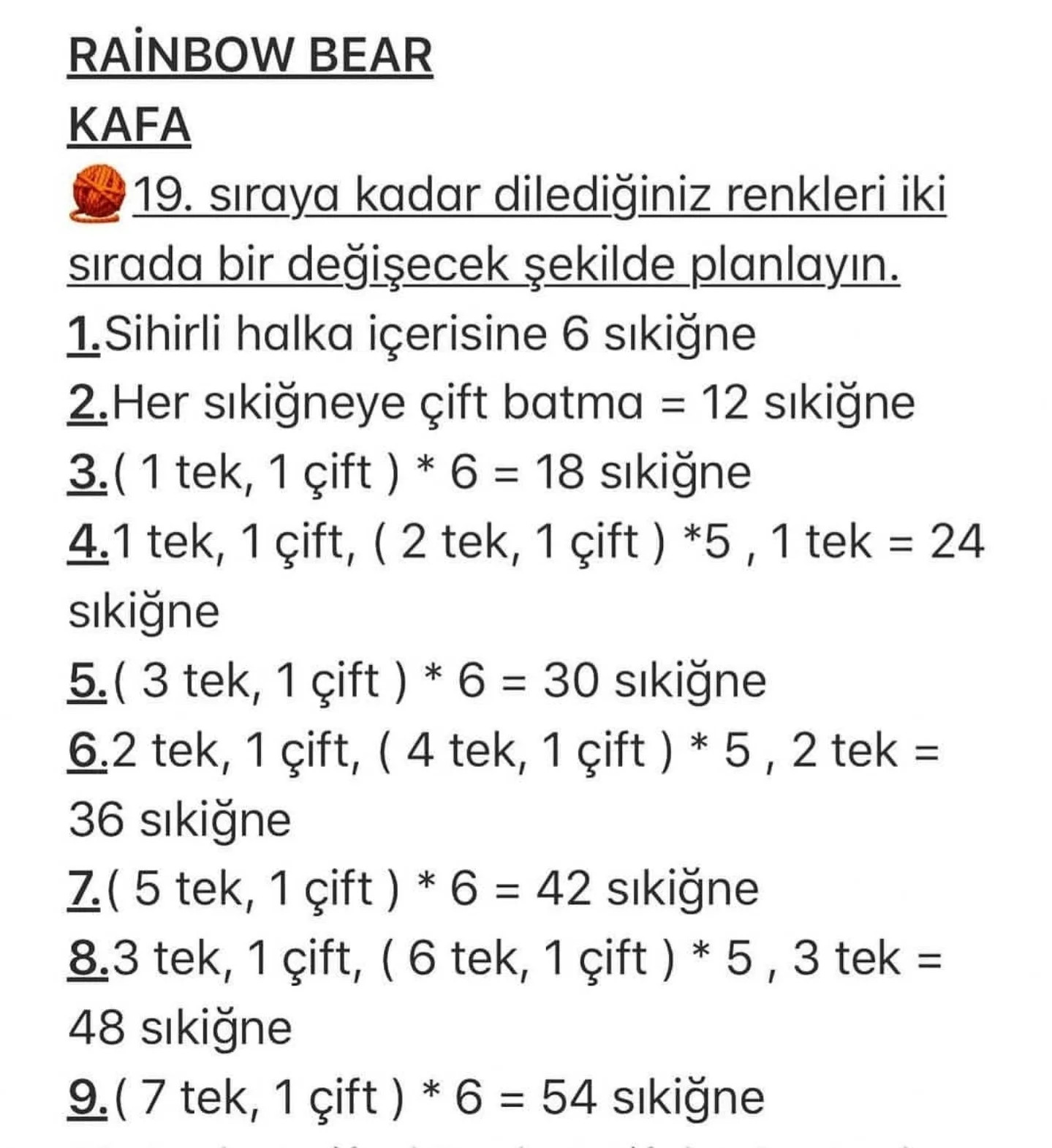 Renkli Amigurumi Ayıcık Mükemmel Hediye Seçeneği