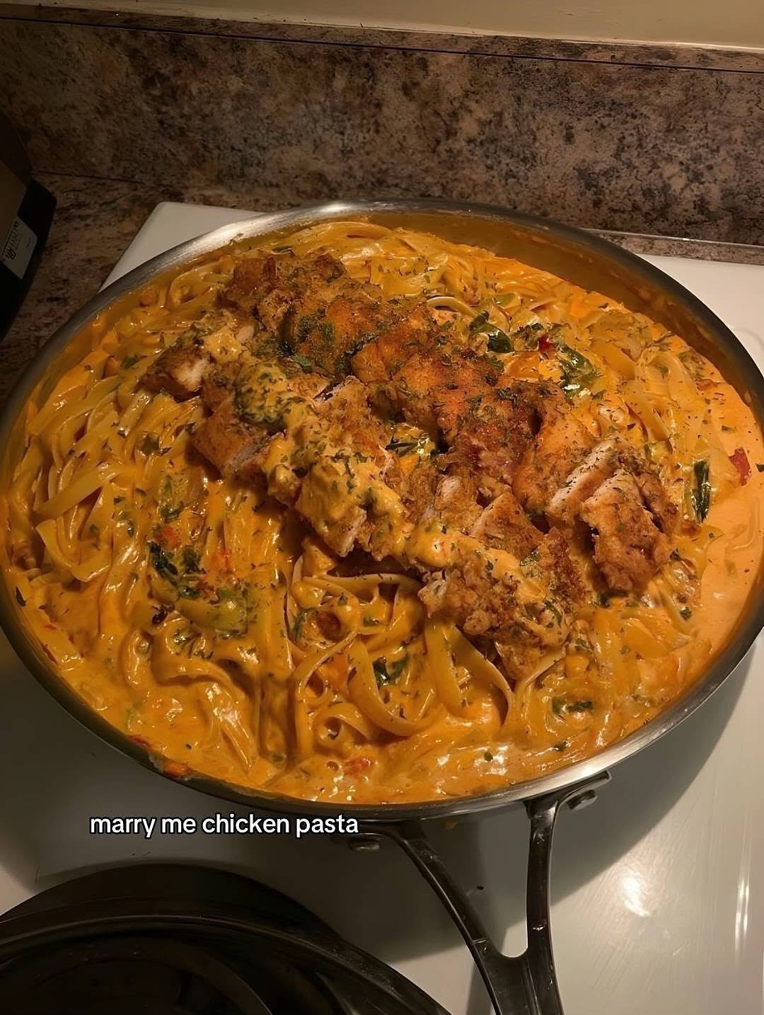 Romantic Creamy Shrimp Pasta with Guanciale
