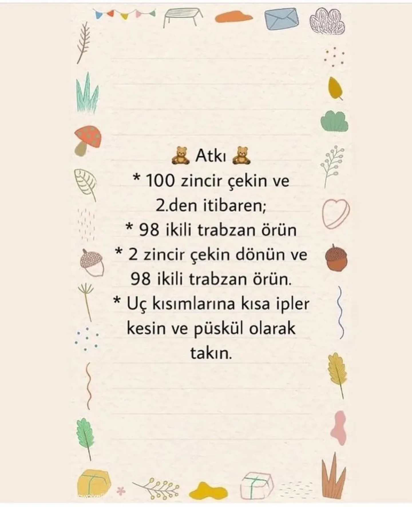 Sevimli Örgü Ayı Modeli: Kolay ve Eğlenceli Proje