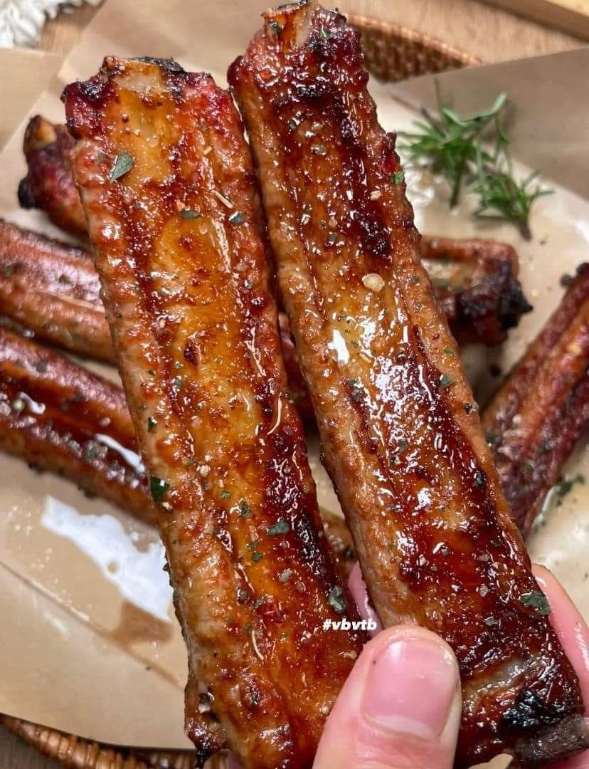 Sườn Nướng Ngon Đậm Đà Cùng Nồi Chiên Không Dầu