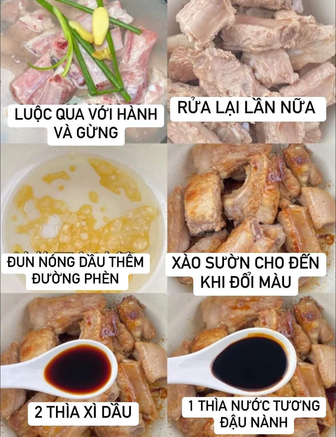 Sườn Xào Bánh Gạo Sốt Cay Ngọt Thơm Ngon