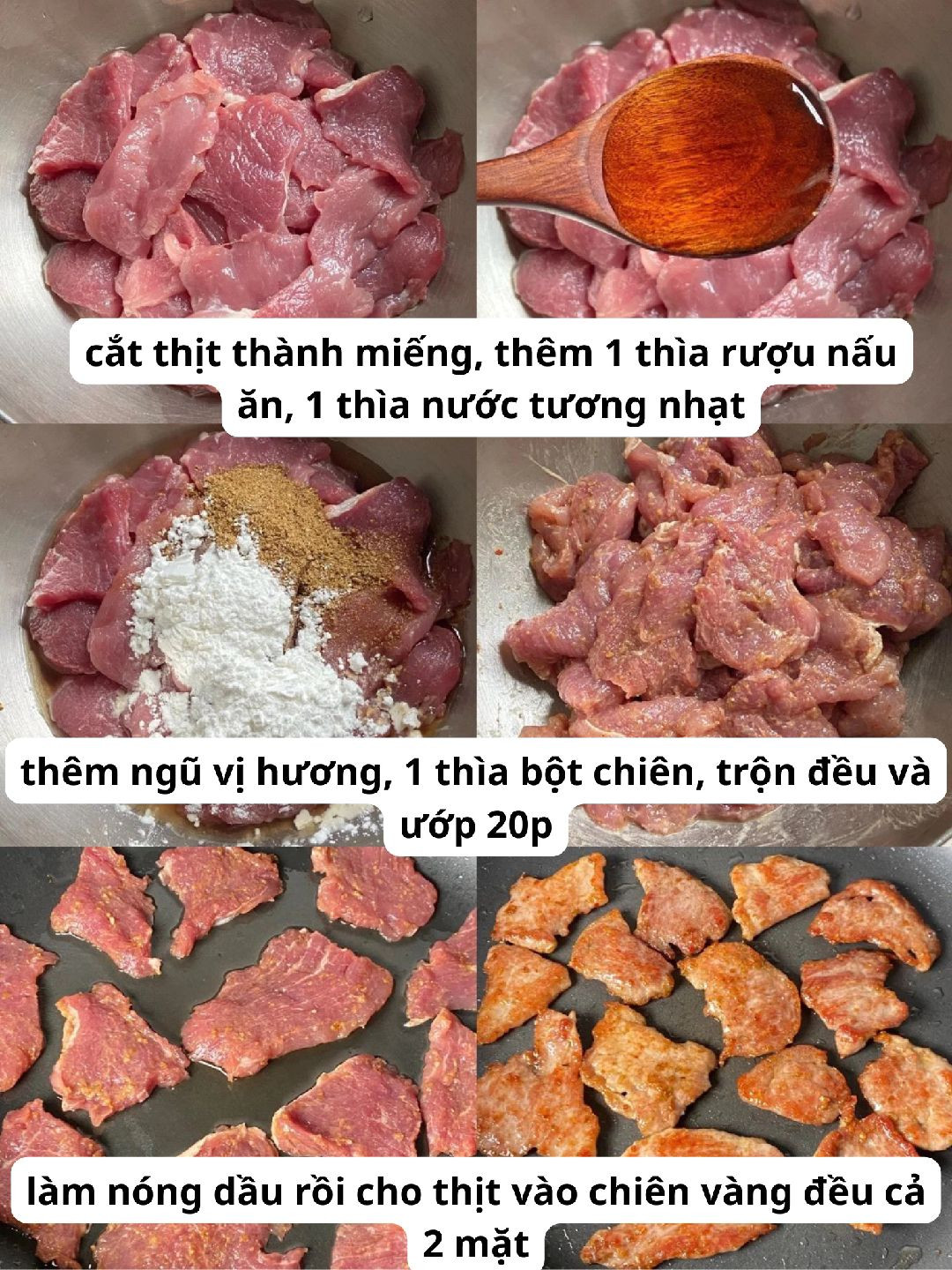 Thịt Heo Chiên Giòn Đậm Vị Tiktok