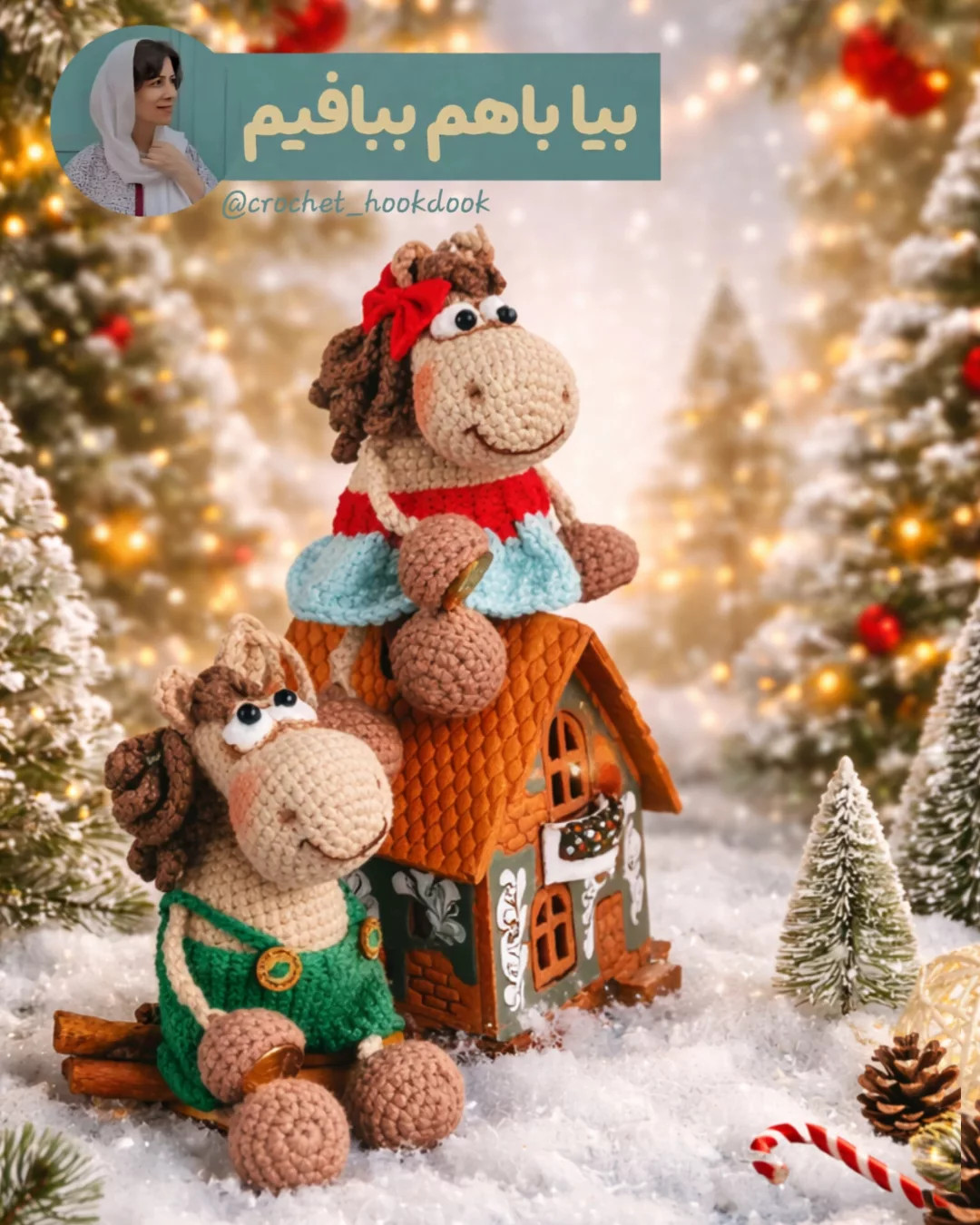 ــ ترجمه پترن روسی این اسب‌های زیبای تقدیم به شما عزیزانم😍