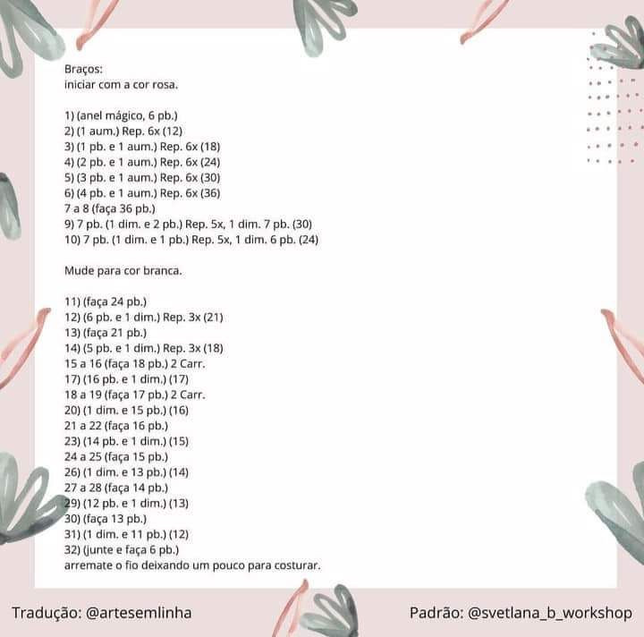 Unicórnio de crochê com donut de urso