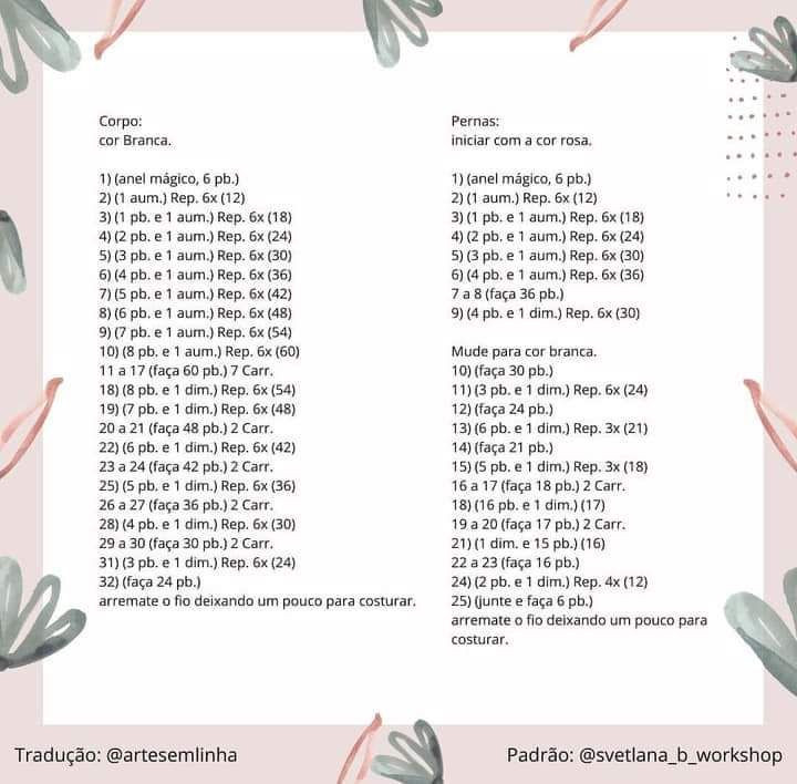 Unicórnio de crochê com donut de urso