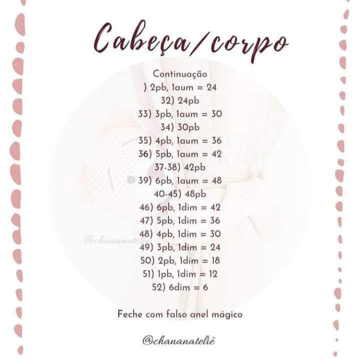 Ursinho de Crochê para Cortina: Receita Grátis e Fácil