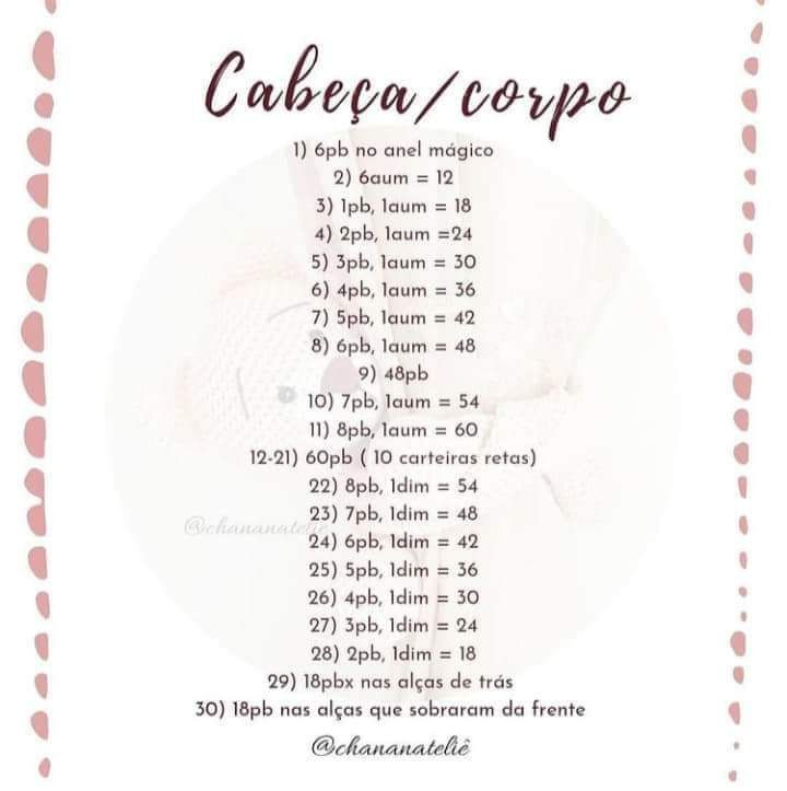 Ursinho de Crochê para Cortina: Receita Grátis e Fácil