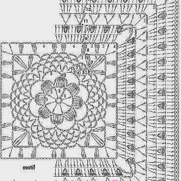 Vibrant Crochet Poncho Pattern with Geometric Designs