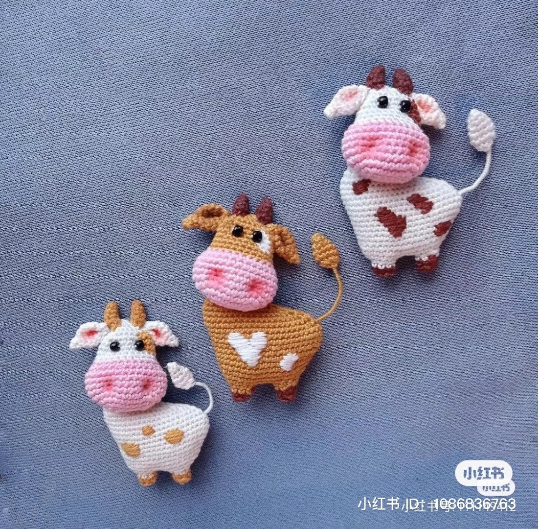 Adorable Crochet Cow Pattern for Beginners and Experts Alike