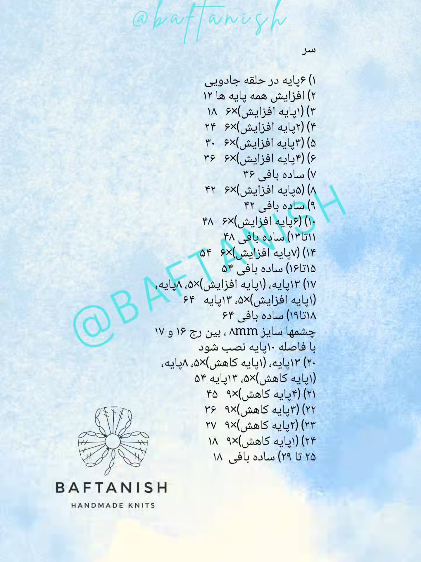 الگوی بافت عروسک اردک زیبا