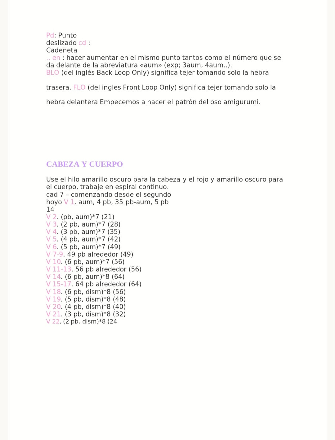 Amigurumi Winnie the Pooh Patrón PDF Gratuito