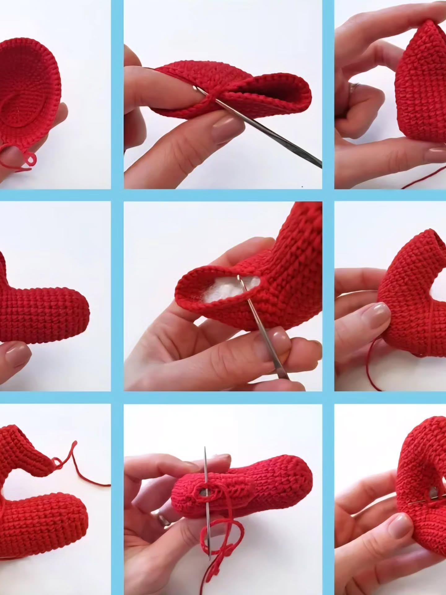 اسب قلاب‌بافی رنگارنگ با جزئیات زیبا