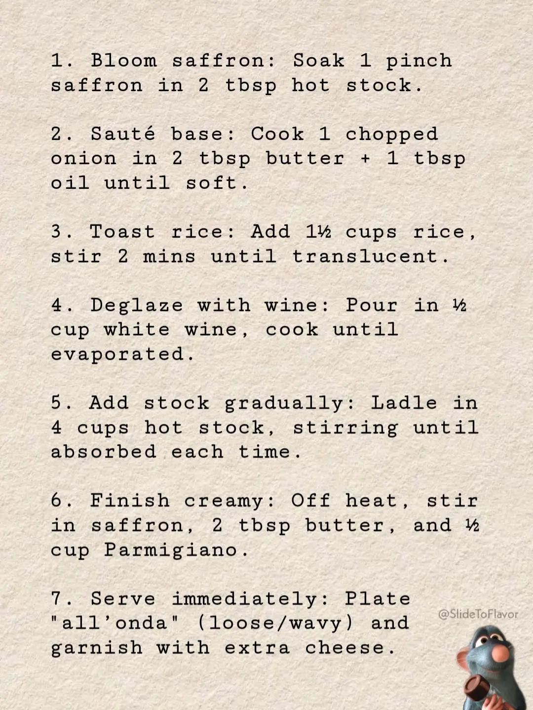 Authentic Risotto alla Milanese Recipe 🧀🇮🇹