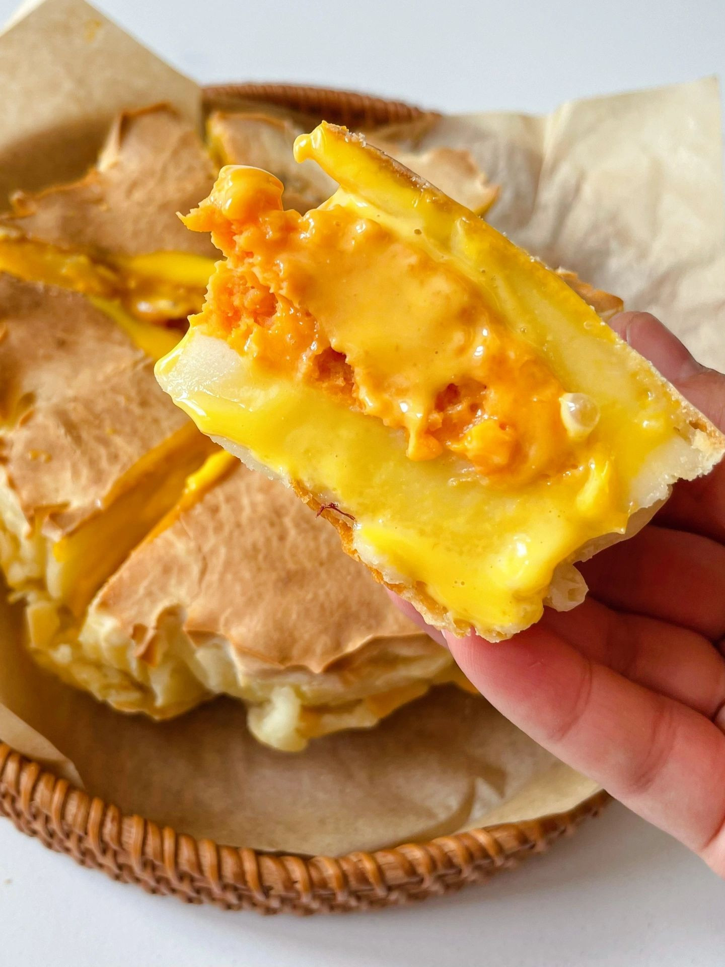 Bánh nếp nướng phô mai khoai lang