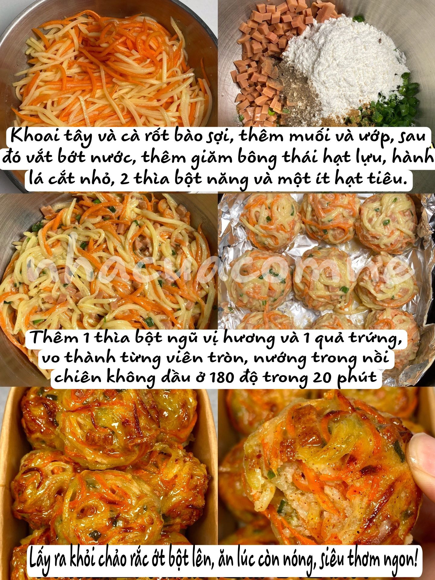 Bánh viên khoai tây