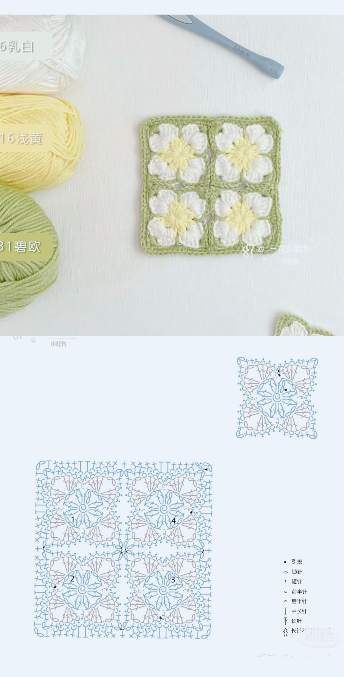 Beautiful Crochet Square Patterns: A Collection of Creative Designs