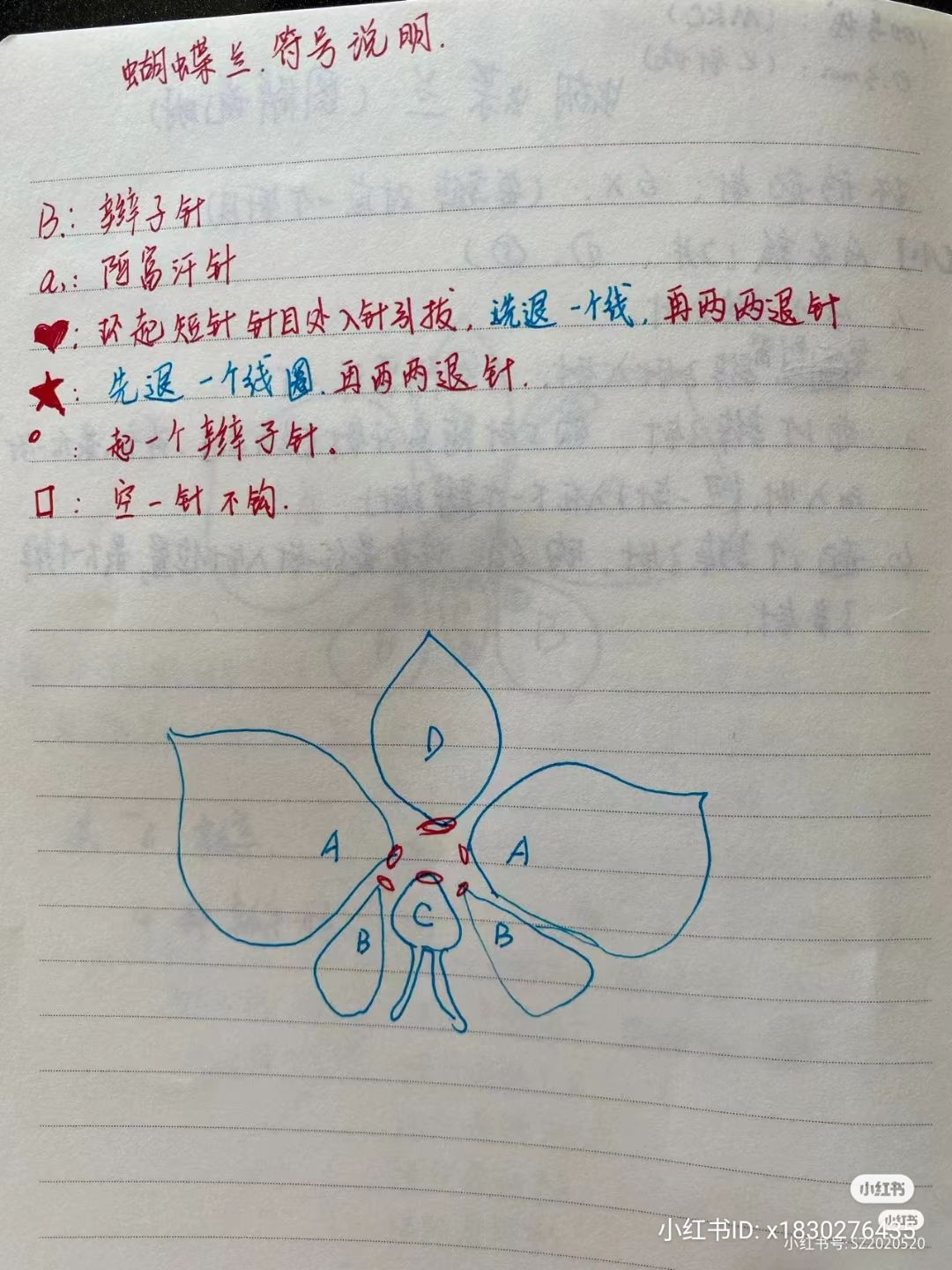 Beautiful Crocheted Butterfly Orchids for Home Decoration