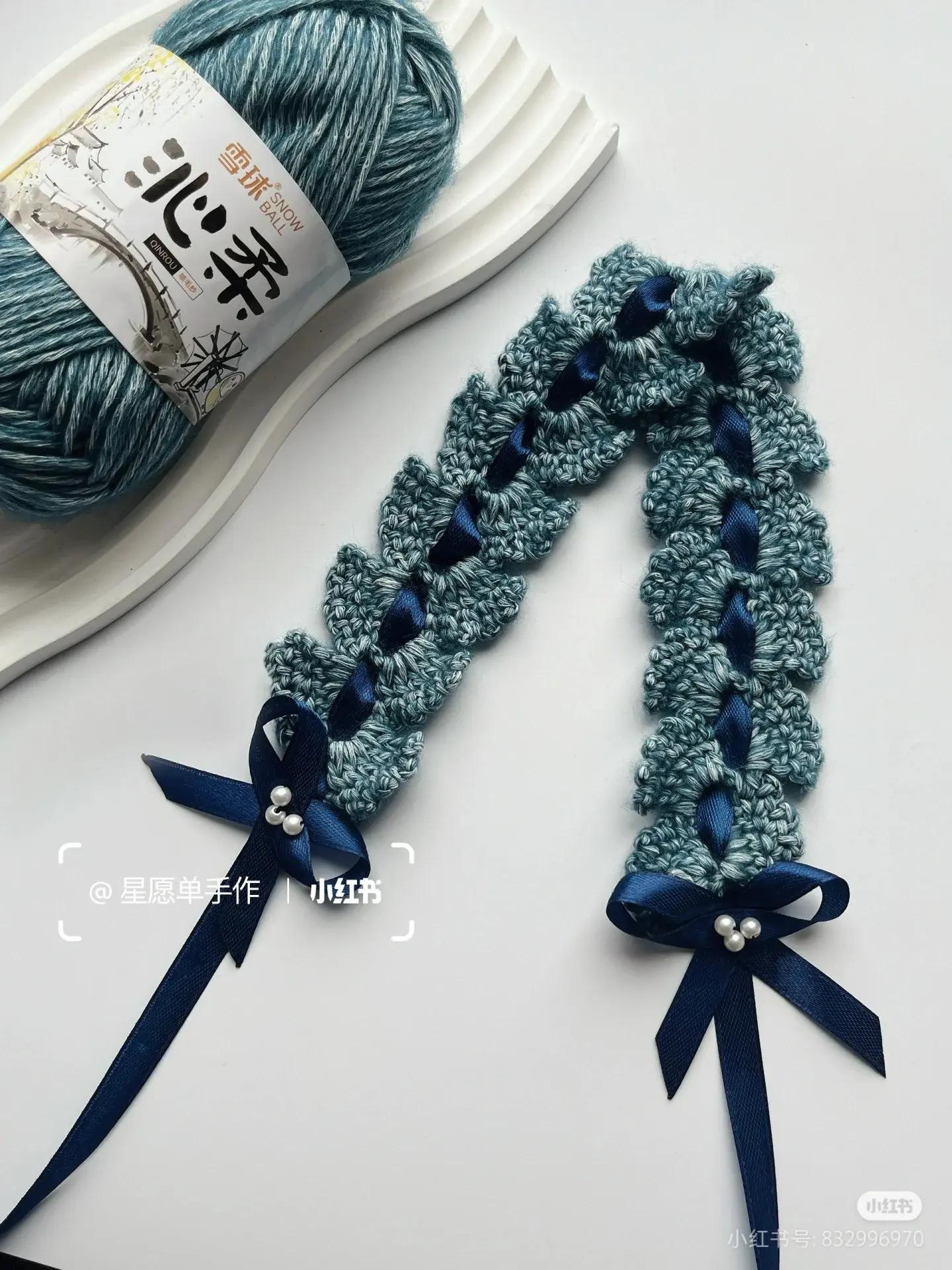 Blue Butterfly Crochet Hairband Pattern for Elegant Style