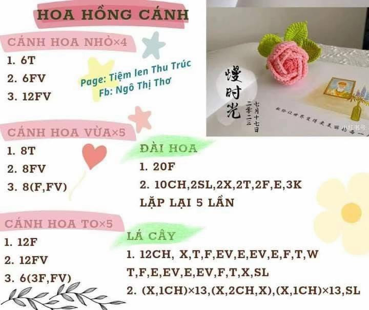 Bó hoa móc len rực rỡ với sắc cam vàng và trắng