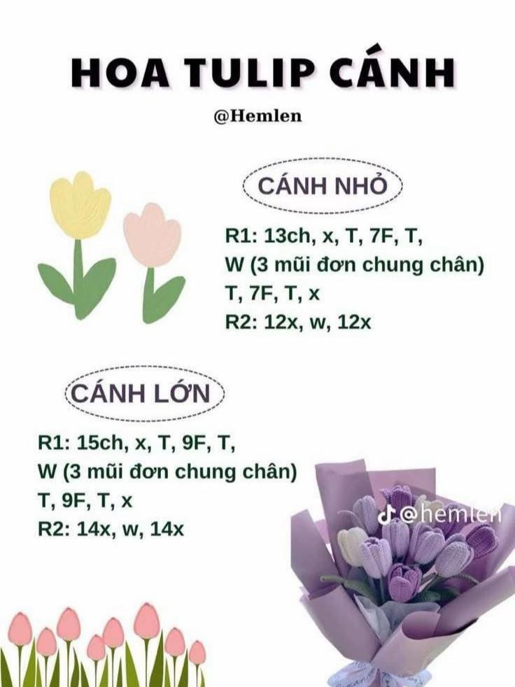 Bó hoa móc len rực rỡ với sắc cam vàng và trắng