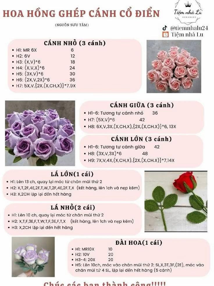 Bó hoa móc len rực rỡ với sắc cam vàng và trắng