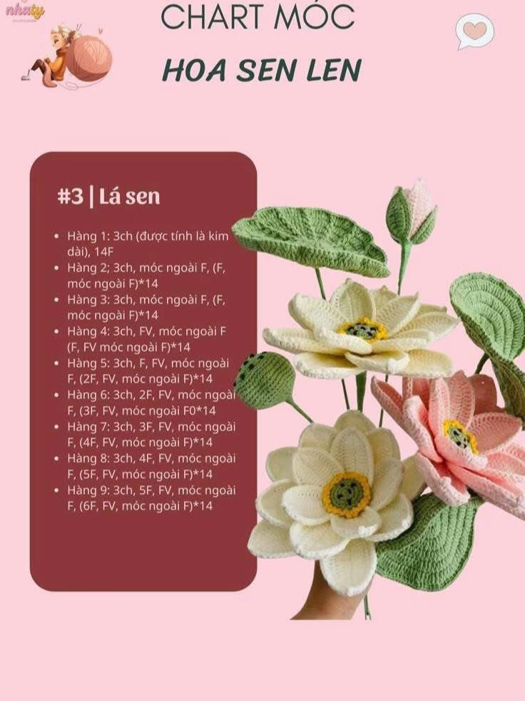 Bó hoa móc len rực rỡ với sắc cam vàng và trắng