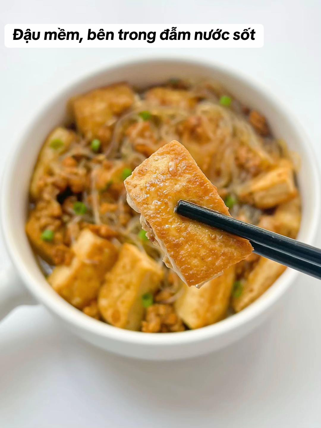 Bún nưa om thịt bằm