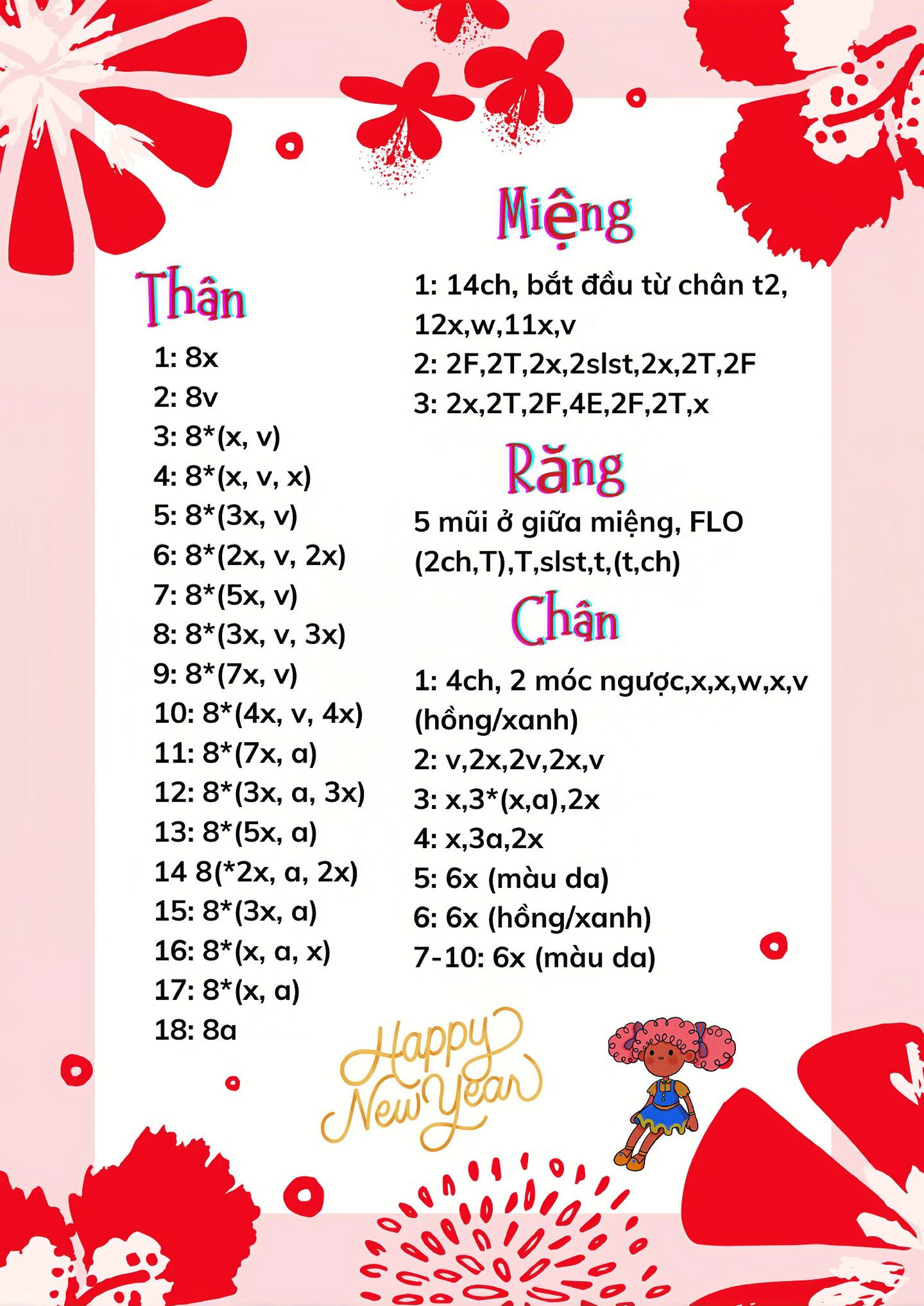 Búp bê len tóc hồng đáng yêu với biểu cảm ngộ nghĩnh