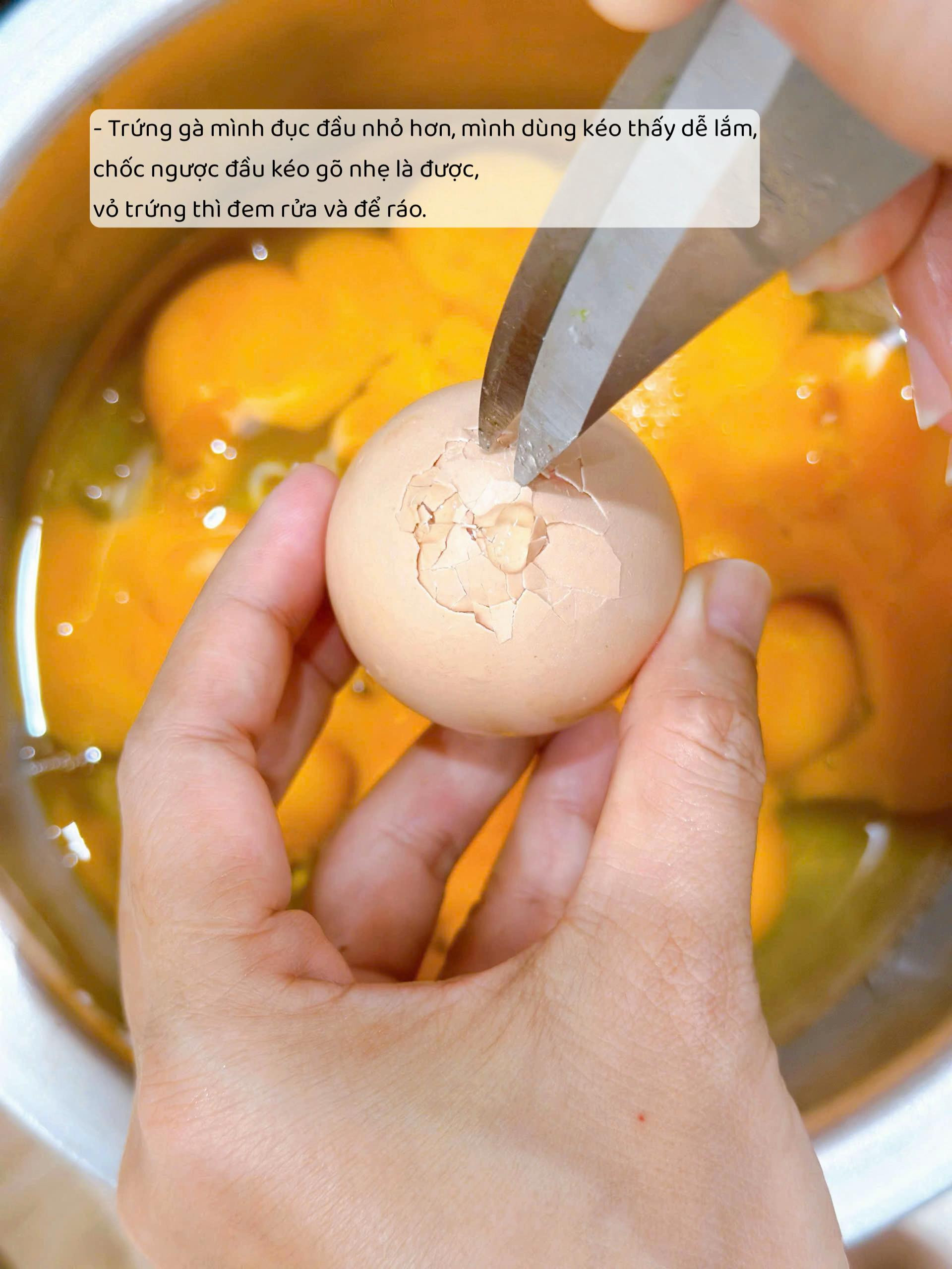 CÁCH LÀM MÓN TRỨNG GÀ NƯỚNG BẤT BẠI
