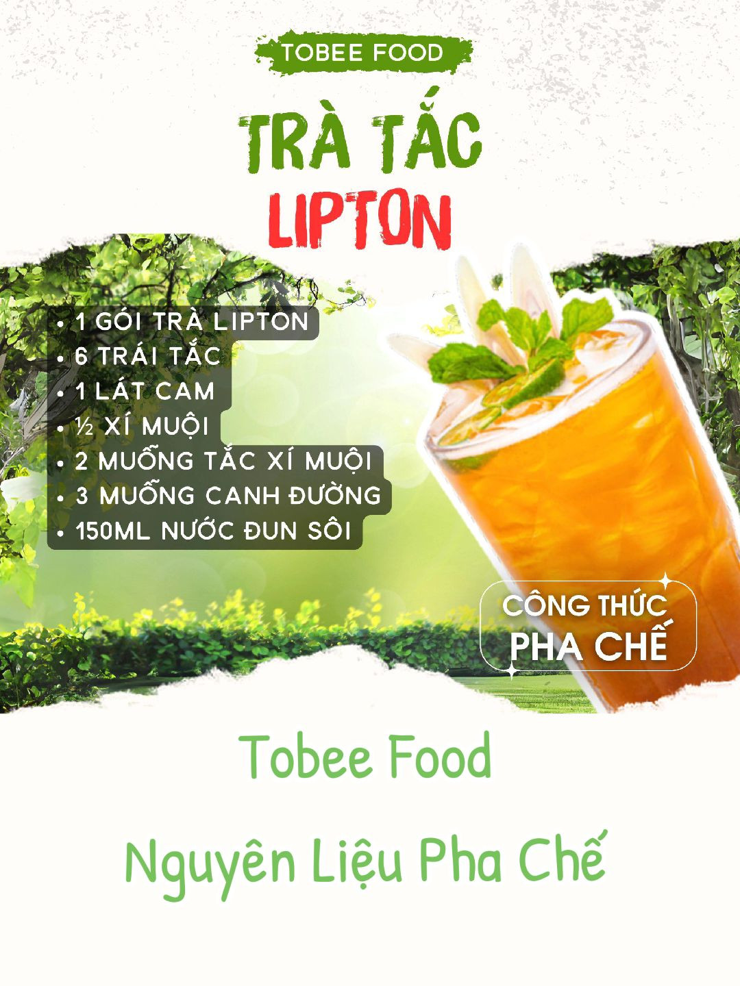 CÁCH LÀM TRÀ TẮC 🍵