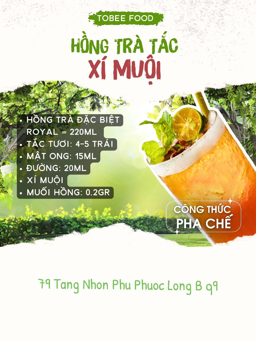 CÁCH LÀM TRÀ TẮC 🍵