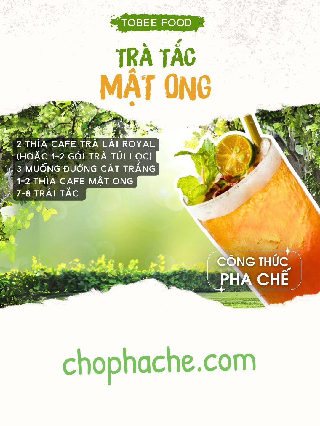 CÁCH LÀM TRÀ TẮC 🍵