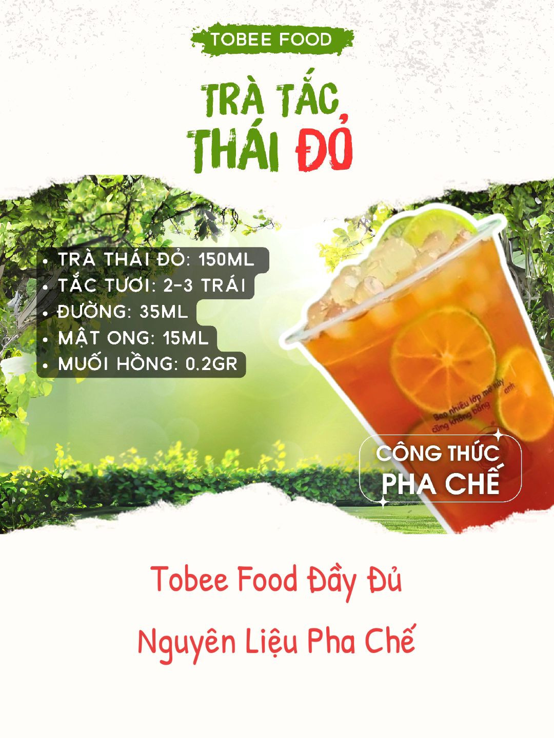 CÁCH LÀM TRÀ TẮC 🍵