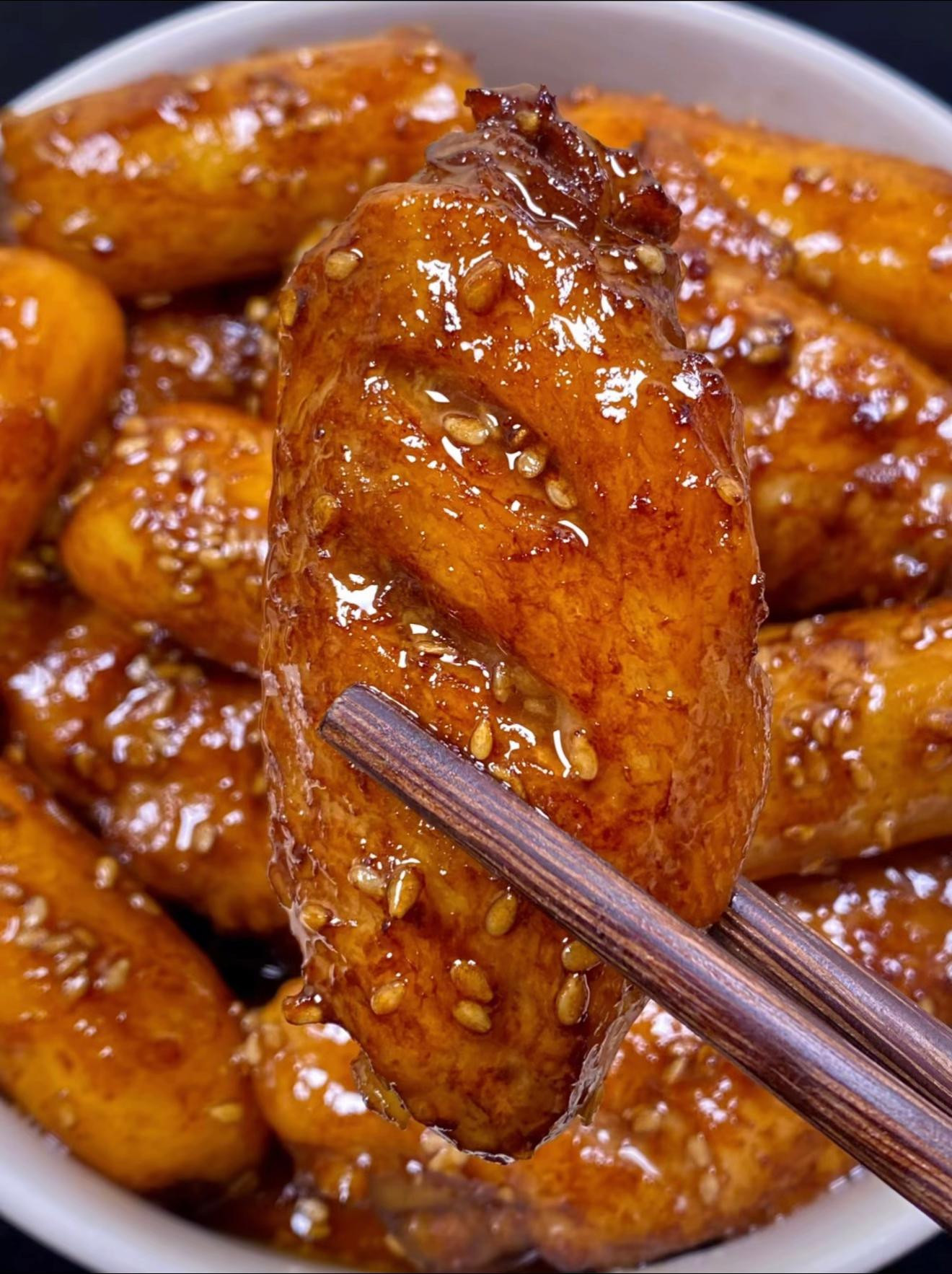 Cánh gà sốt Coca xì dầu đậm đà