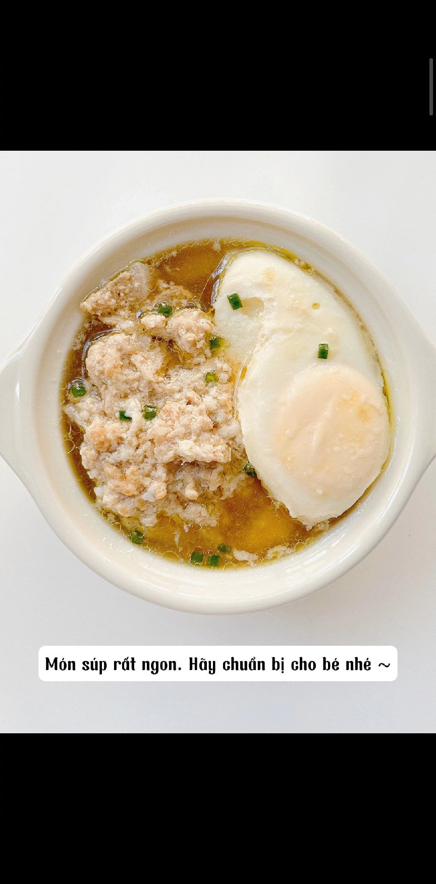 Canh khoai mỡ thịt bằm bổ dưỡng cho bé yêu