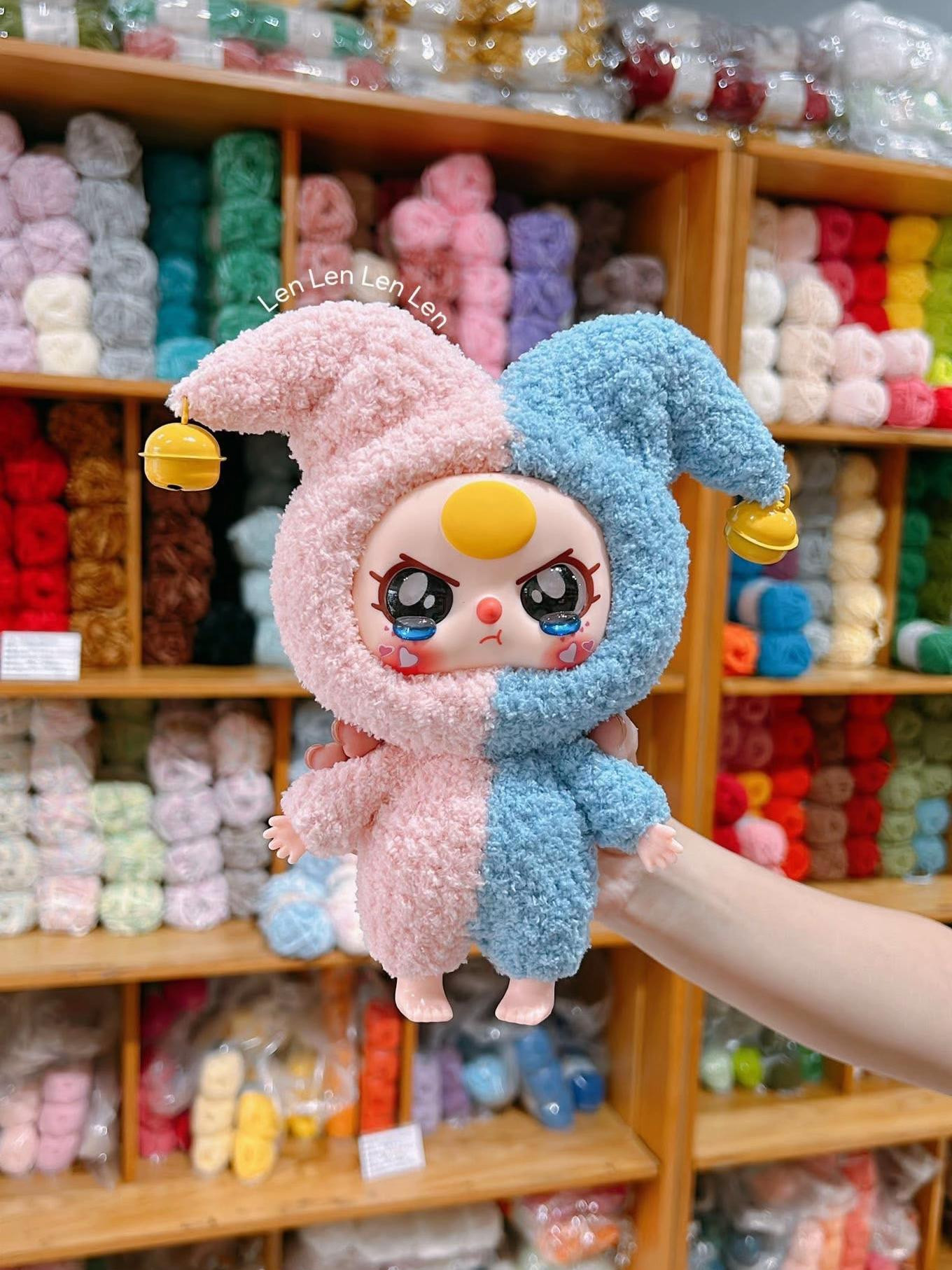 Chart móc len cho bộ ba búp bê Song Tử dễ thương tự làm