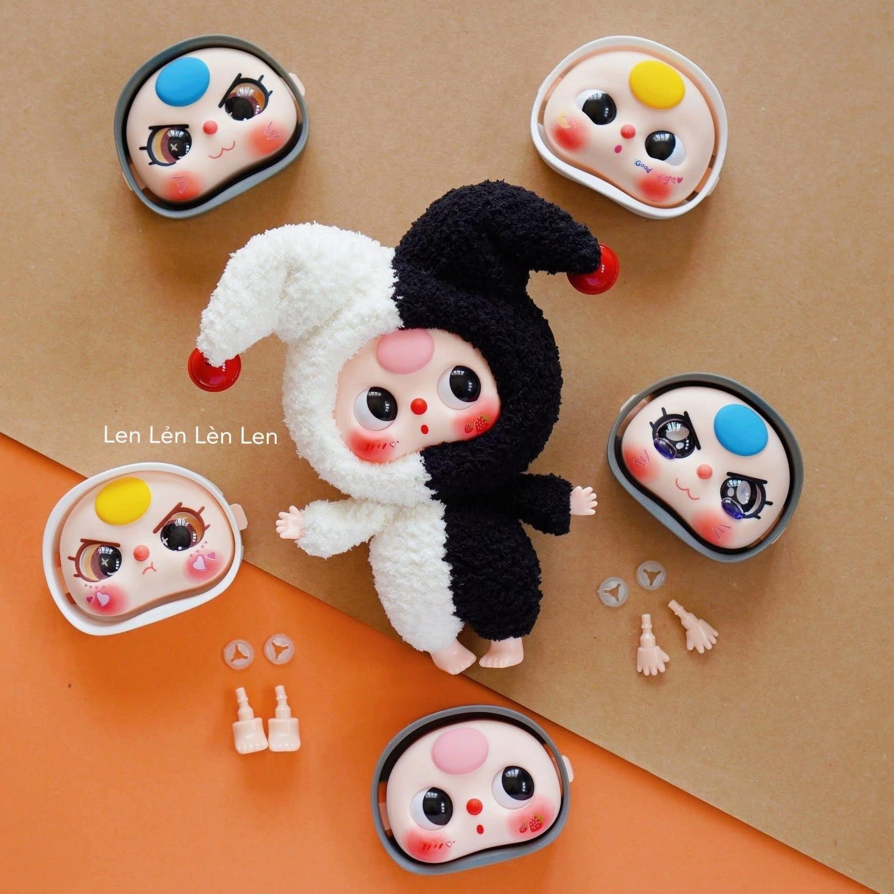 Chart móc len cho bộ ba búp bê Song Tử dễ thương tự làm