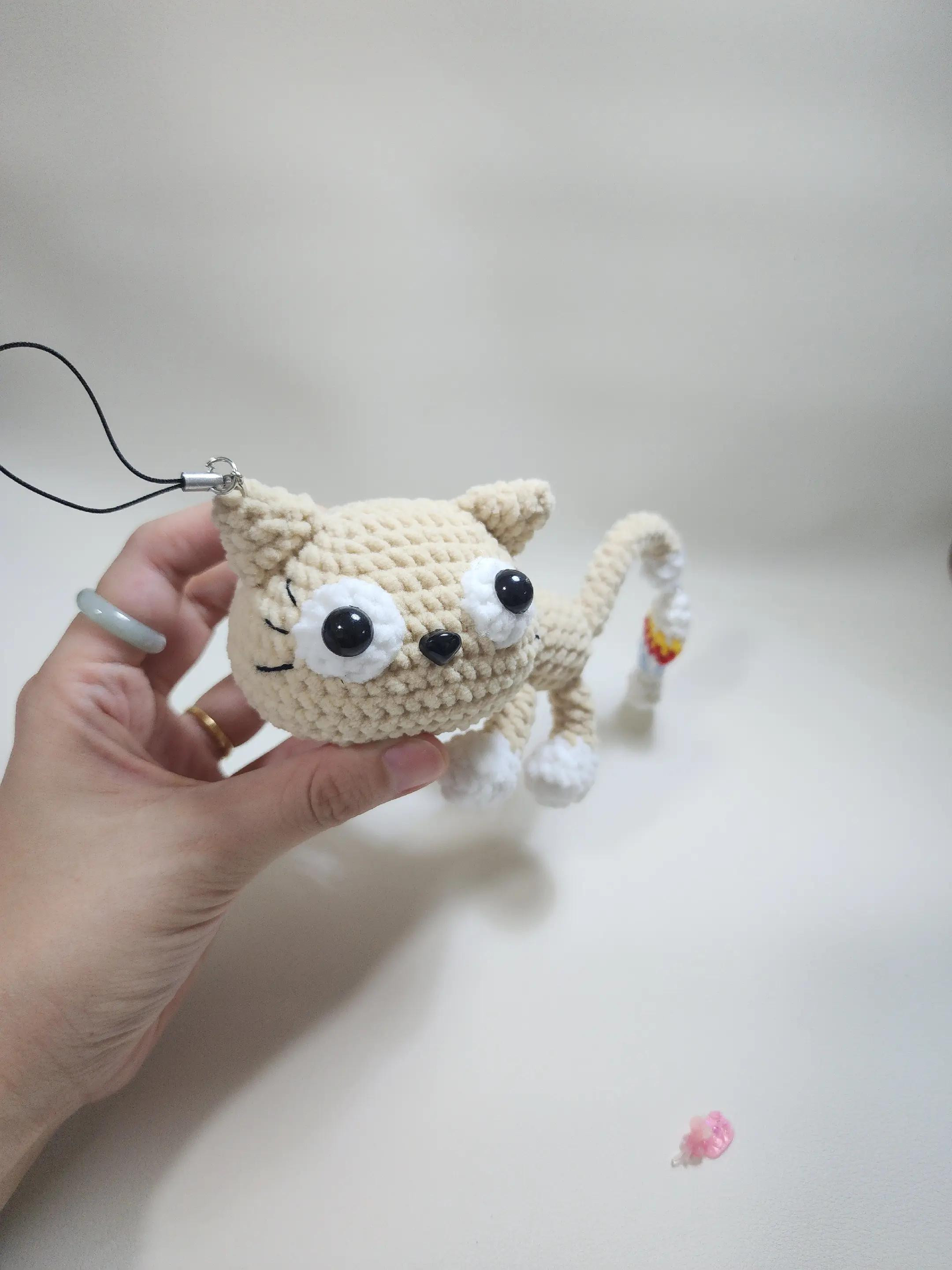 Chart móc len mèo tôm dễ thương với hướng dẫn chi tiết