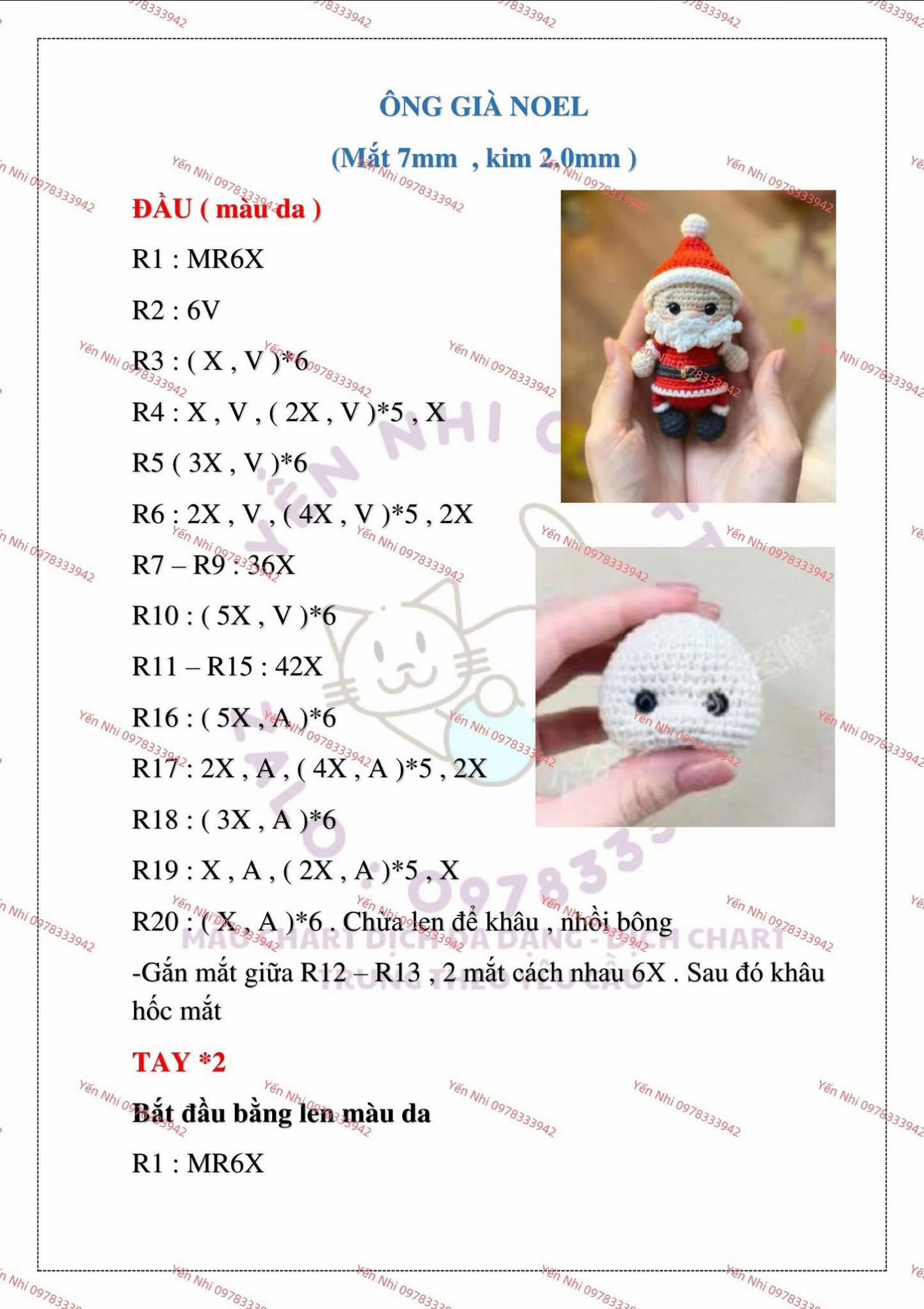 Chart móc ông già noel và người tuyết