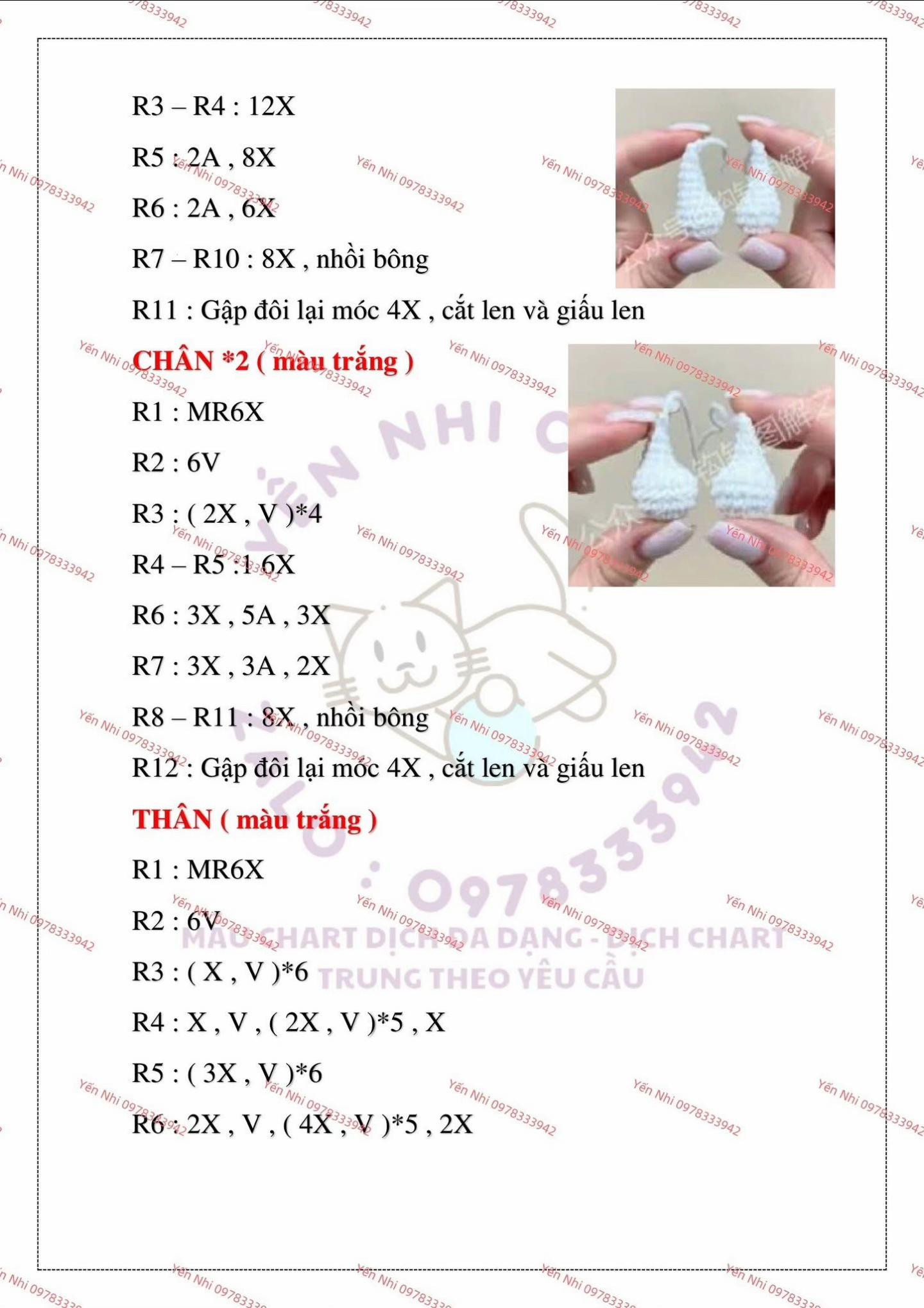 Chart móc ông già noel và người tuyết