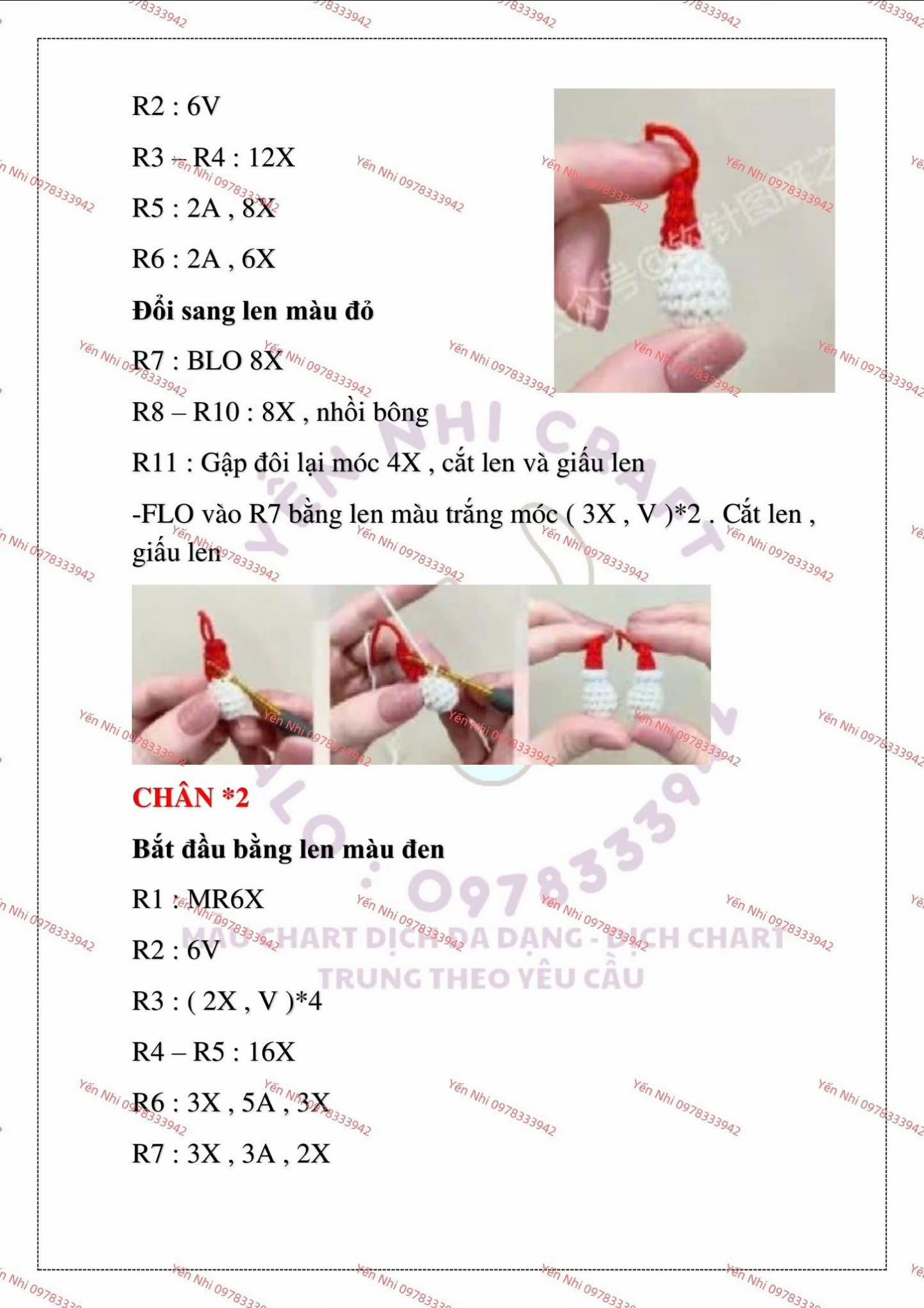 Chart móc ông già noel và người tuyết