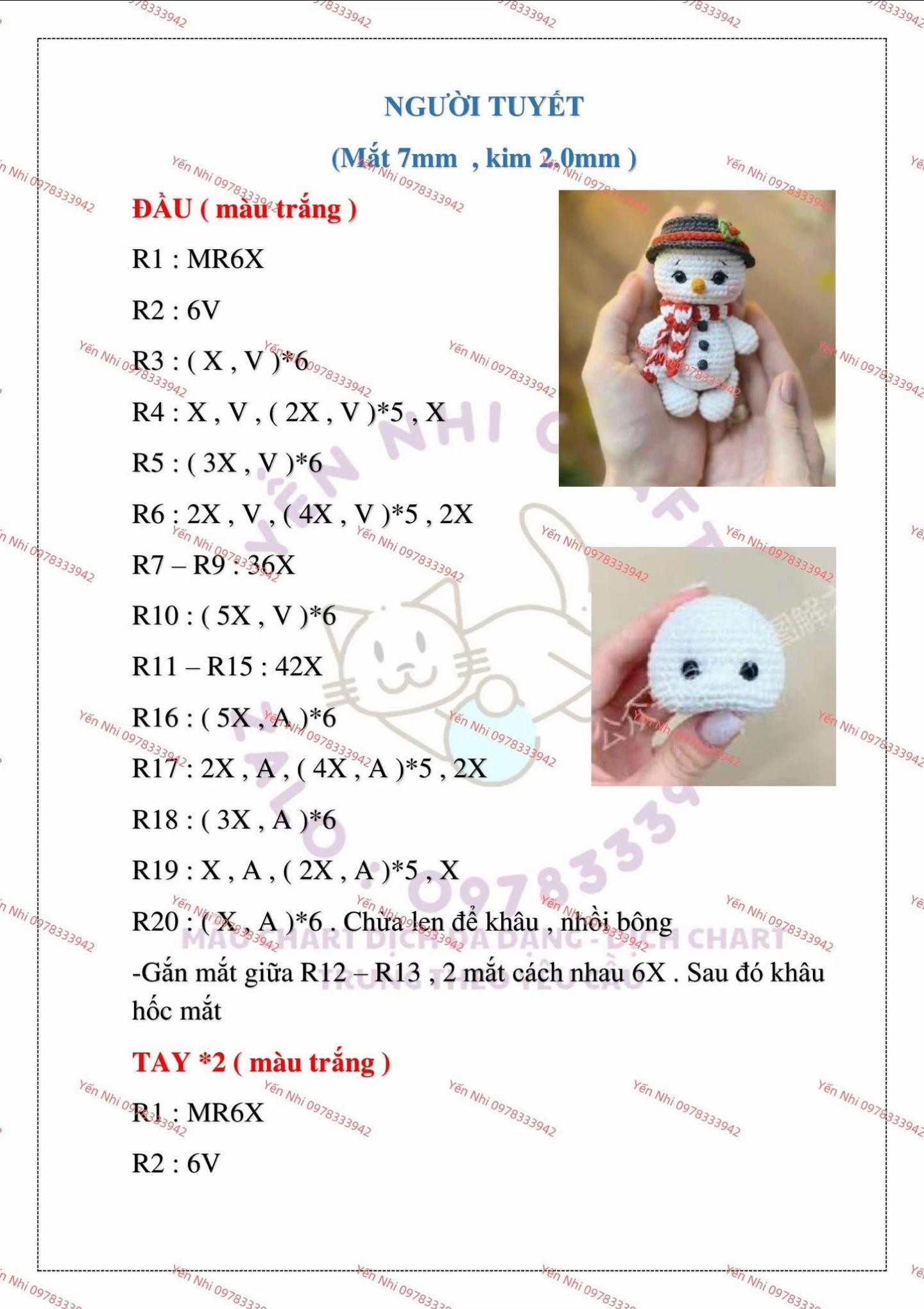 Chart móc ông già noel và người tuyết