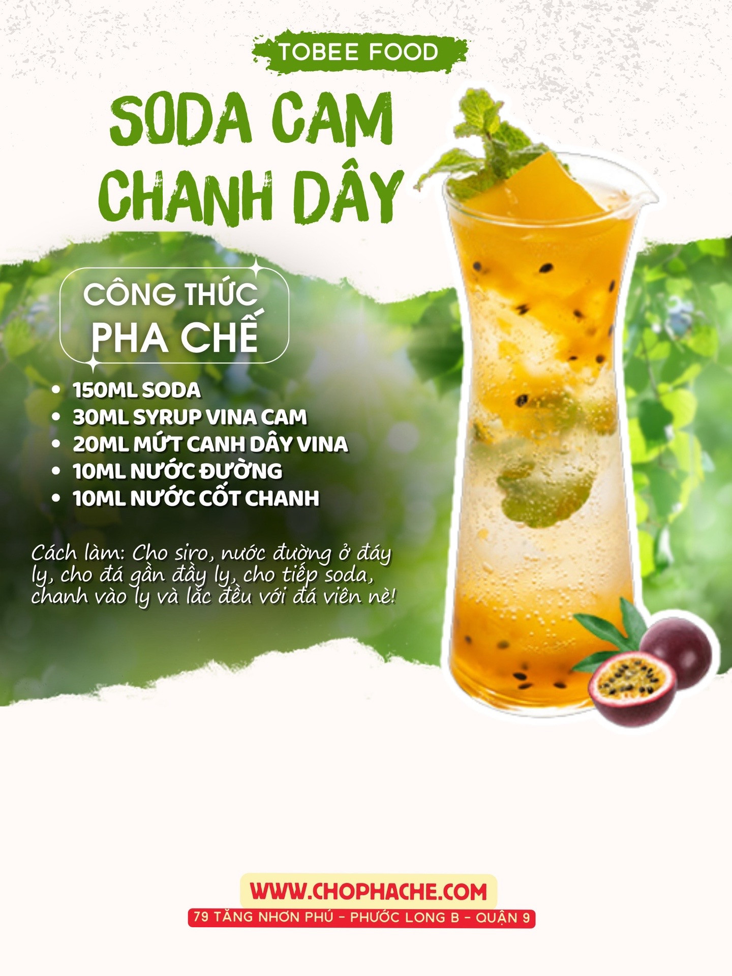 Chia sẻ cách làm soda - p1