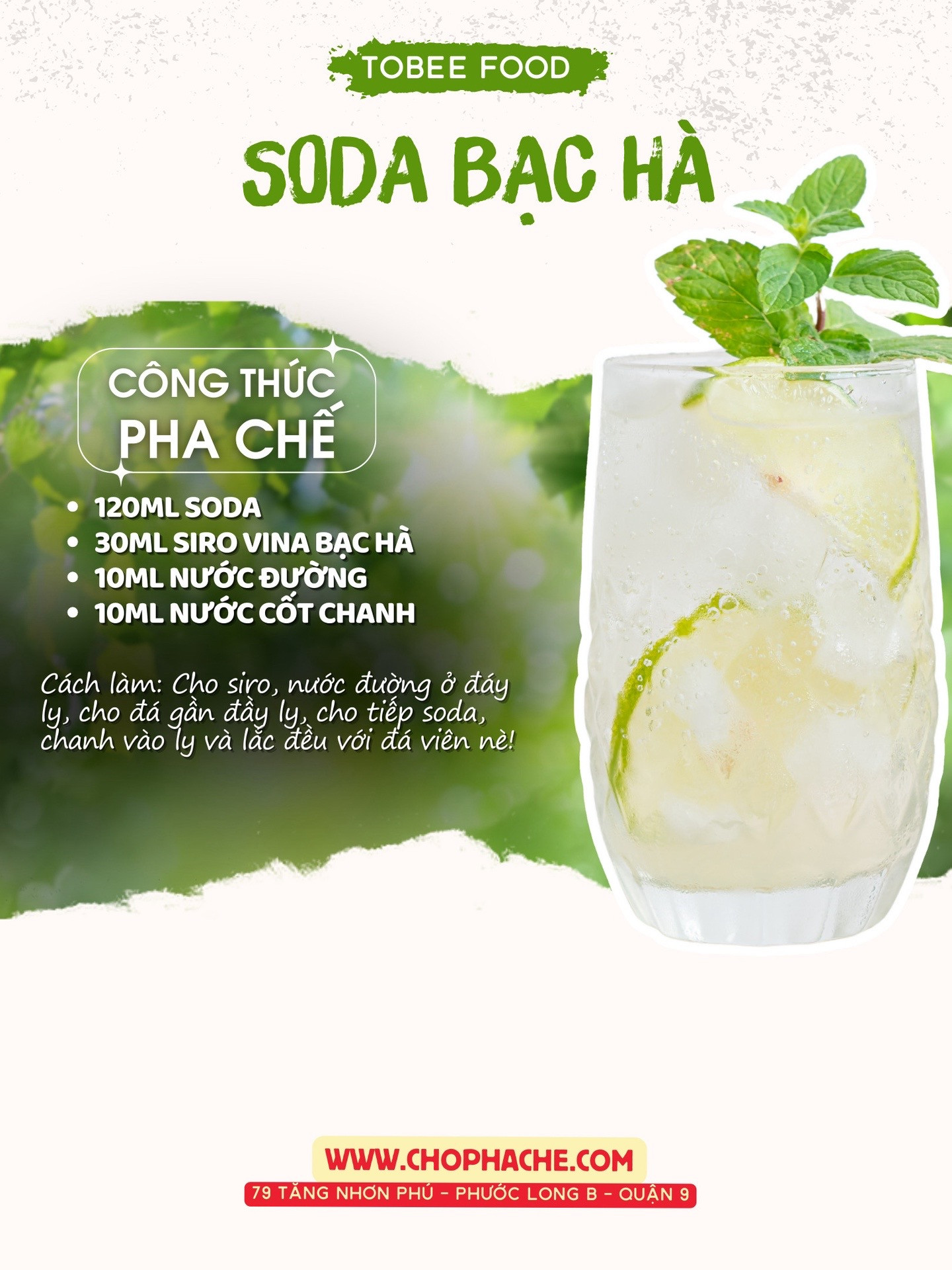 Chia sẻ cách làm soda - p1