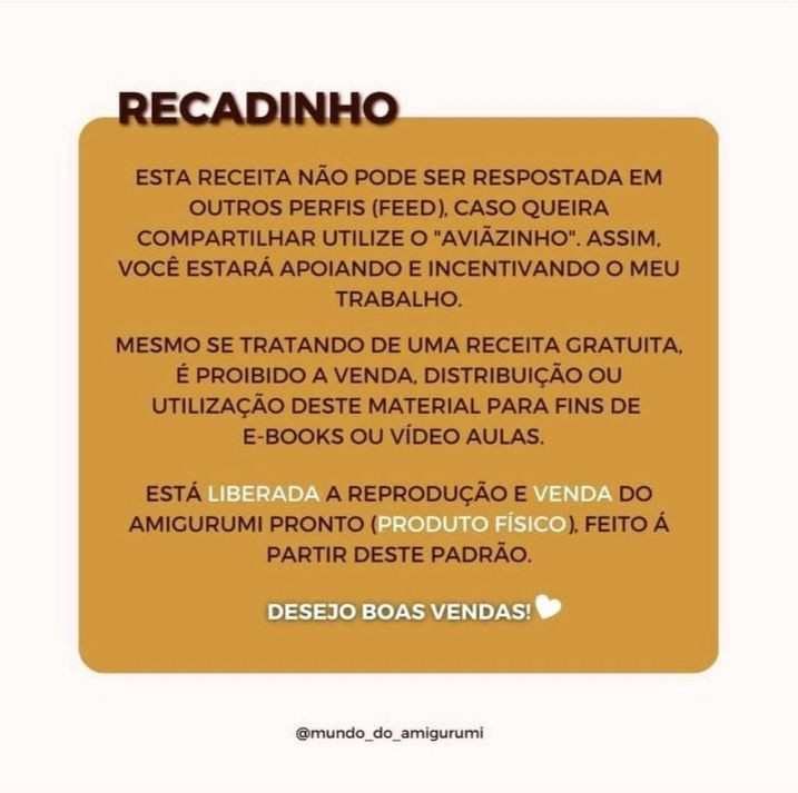 Coelhinho de Amigurumi: Receita Grátis para Você