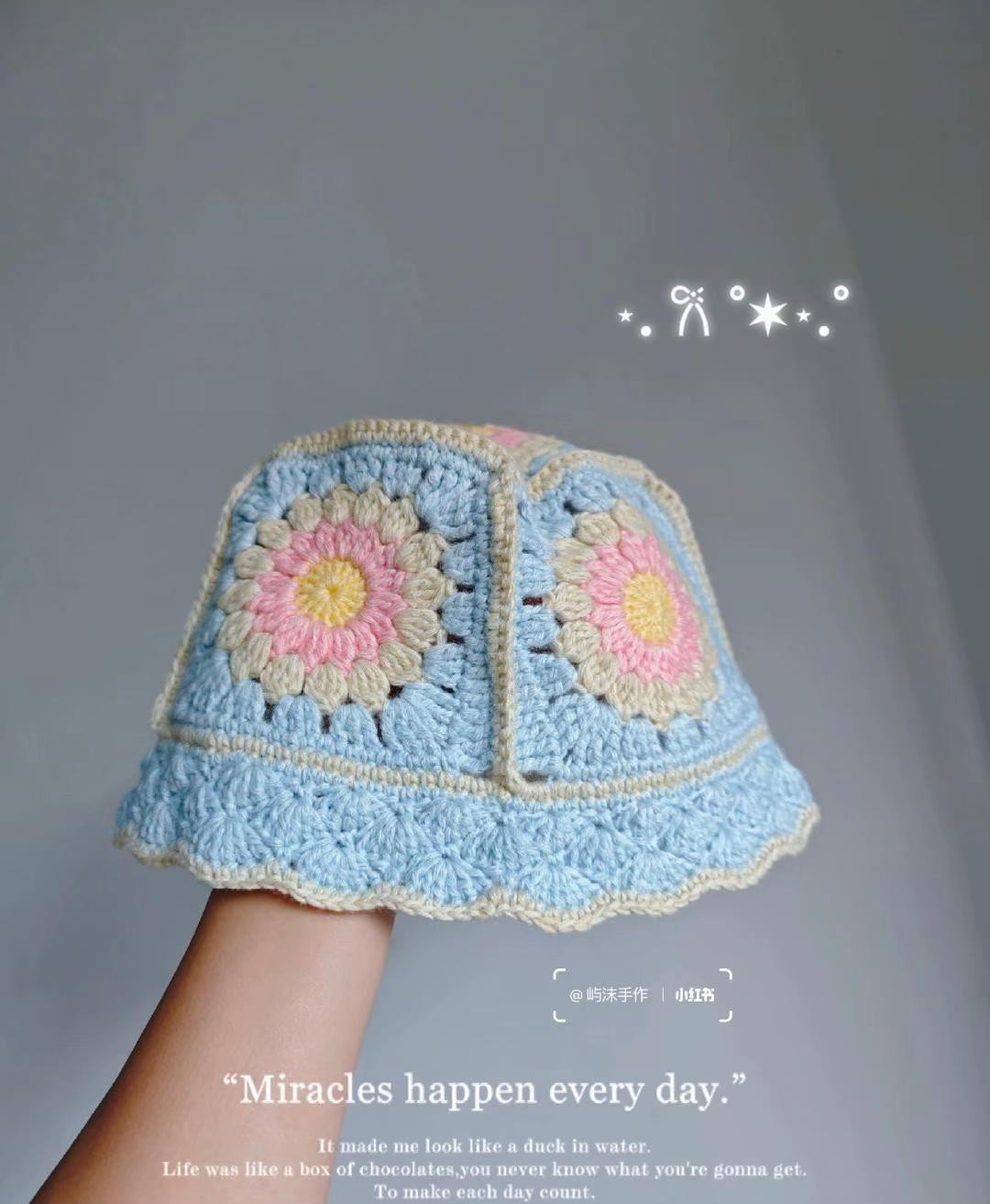 Colorful Crochet Hexagon Blanket with Pastel Yarn