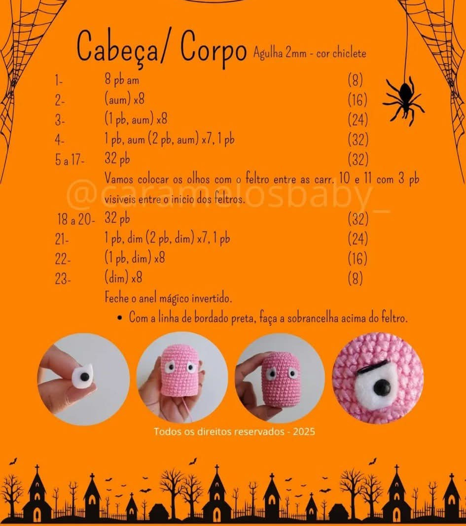 Coragem em Crochê: Especial de Halloween para Fazer em Casa