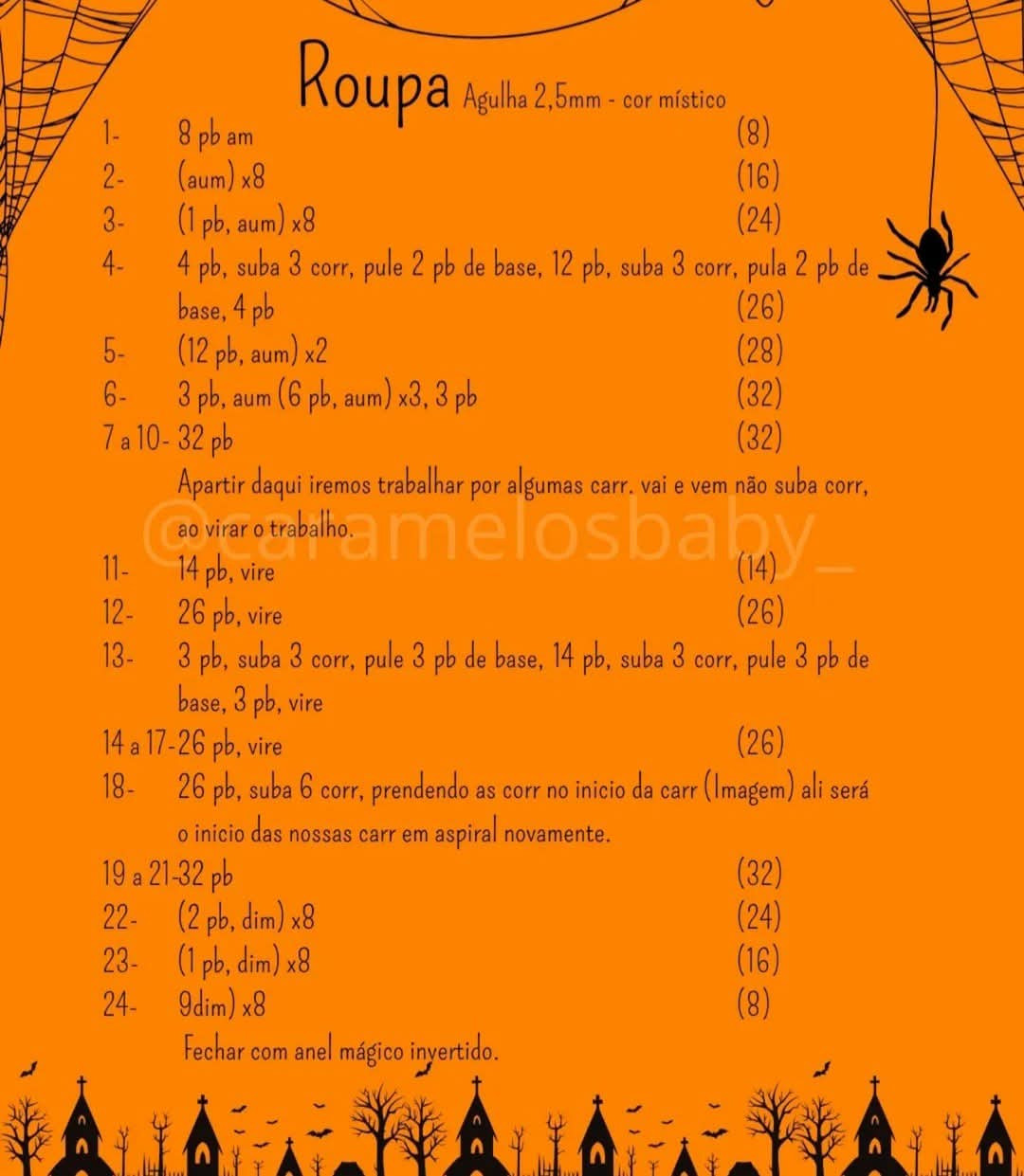 Coragem em Crochê: Especial de Halloween para Fazer em Casa