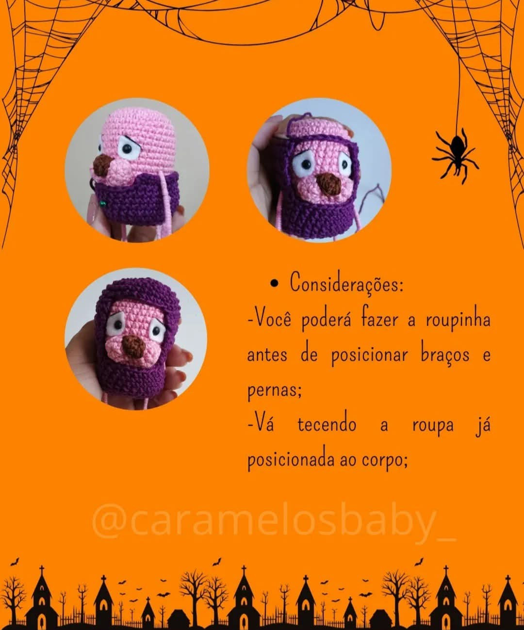 Coragem em Crochê: Especial de Halloween para Fazer em Casa