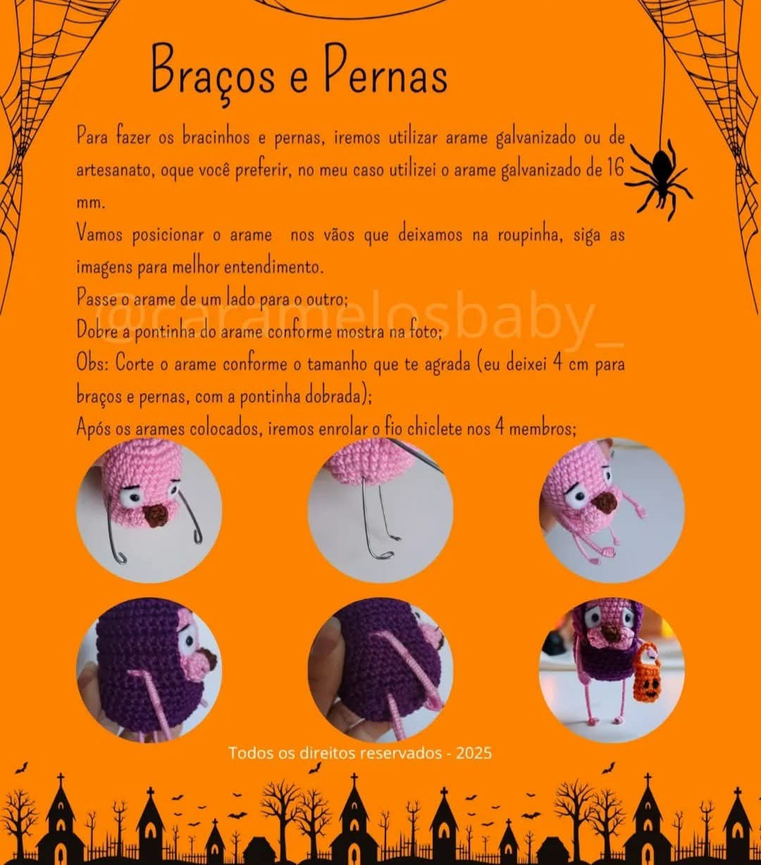 Coragem em Crochê: Especial de Halloween para Fazer em Casa